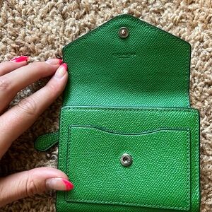 Green coach wallet